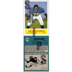1964 STCC #199 Deacon Jones Philadelphia Los Angeles Rams Custom Card HOF