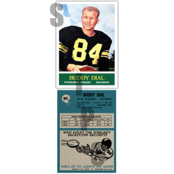 1964 STCC #201 Buddy Dial Philadelphia Pittsburgh Steelers Custom Card