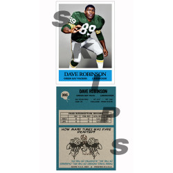 1964 STCC #205 Dave Robinson Philadelphia Green Bay Packers Custom Card HOF