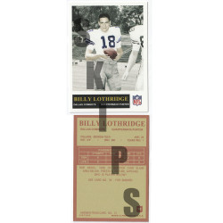 1965 STCC Billy Lothridge Philadelphia Dallas Cowboys Custom Card