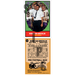 1967 STCC Coaches #133 Norm Van Brocklin Topps Minnesota Vikings Custom Card HOF