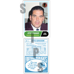 1968 STCC Coaches #12 Otto Graham Washington Redskins