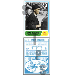 1968 STCC Coaches #24 Mike Holovak Boston Patriots