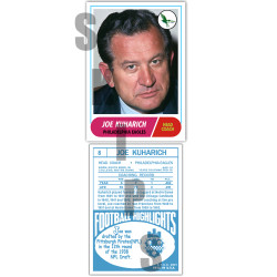 1968 STCC Coaches #8 Joe Kuharich Philadelphia Eagles