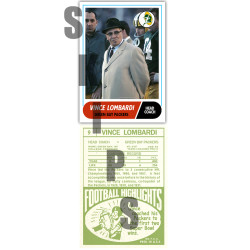 1968 STCC Coaches #9 Vince Lombardi Green Bay Packers