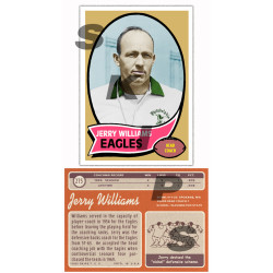 1970 STCC Coaches #275 Jerry Williams Topps Philadelphia Eagles custom card