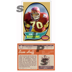 1970 STCC #303 Sam Huff Topps Washington Redskins HOF 1970 STCC #303 Sam Huff Topps Washington Redskins HOF