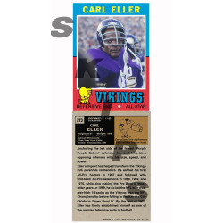 1971 STCC #273 Carl Eller Minnesota Vikings custom card HOF 1971 STCC #273 Carl Eller Minnesota Vikings custom card HOF