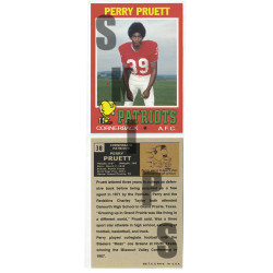 1971 STCC Perry Pruett Boston Patriots custom card 
