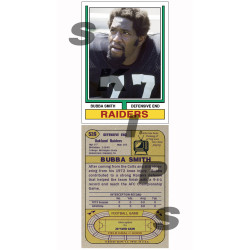 1974 STCC #539 Bubba Smith Oakland Raiders custom card 1974 STCC #539 Bubba Smith Oakland Raiders custom card