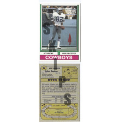 1974 STCC Otto Stowe Dallas Cowboys Iowa State Cyclones custom card