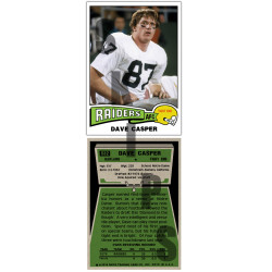 1975 STCC #532 Dave Casper Oakland Raiders custom card HOF 1975 STCC #532 Dave Casper Oakland Raiders custom card HOF