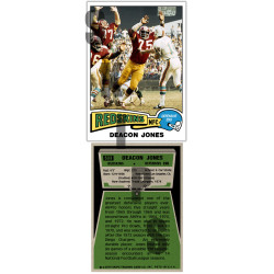 1975 STCC #533 Deacon Jones Washington Redskins custom card HOF