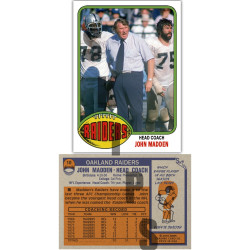 1976 STCC Legendary Coaches #10 John Madden Topps Oakland Raiders 1976 STCC Legendary Coaches #10 John Madden Topps Oakland Raiders