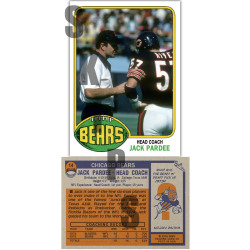 1976 STCC Legendary Coaches #14 Jack Pardee Topps Chicago Bears