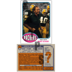 1976 STCC Legendary Coaches #15 Bart Starr Topps Green Bay Packers