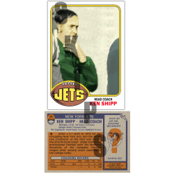 1976 STCC Legendary Coaches #26 Ken Shipp Topps New York Jets