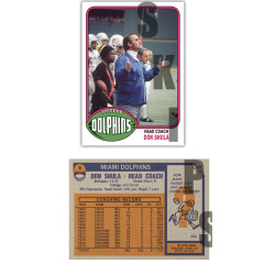 1976 STCC Legendary Coaches #6 Don Shula Topps Miami Dolphins