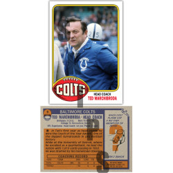1976 STCC Legendary Coaches #9 Ted Marchibroda Topps Baltimore Colts