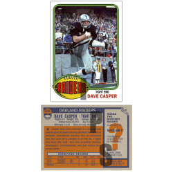1976 STCC #532 Dave Casper Oakland Raiders custom card HOF 1976 STCC #532 Dave Casper Oakland Raiders custom card HOF