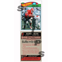 1977 STCC #536 Bubba Bean Atlanta Falcons custom card 