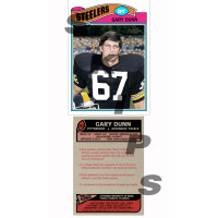 1977 STCC #542 Gary Dunn Topps Pittsburgh Steelers custom card 1977 STCC #542 Gary Dunn Topps Pittsburgh Steelers custom card