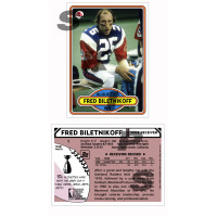 1980 STCC CFL #1 Fred Biletnikoff Montreal Alouettes Oakland Raiders HOF 1980 STCC CFL #1 Fred Biletnikoff Montreal Alouettes Oakland Raiders HOF