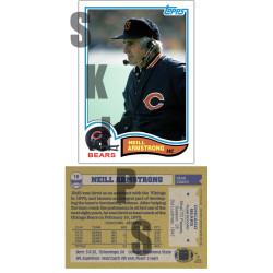 1982 STCC Legendary Coaches #10 Neill Armstrong Topps Chicago Bears