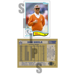 1982 STCC Legendary Coaches #15 Don Shula Topps Miami Dolphins