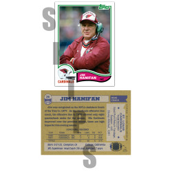 1982 STCC Legendary Coaches #24 Jim Hanifan Topps St. Louis Cardinals