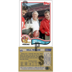 1982 STCC Legendary Coaches #2 Bill Walsh Topps San Francisco 49ers