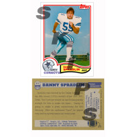 1982 STCC #411 Danny Spradlin Topps Dallas Cowboys custom card 1982 STCC #411 Danny Spradlin Topps Dallas Cowboys custom card