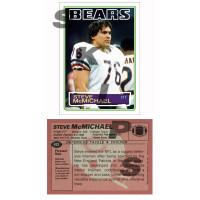 1983 STCC #412 Steve McMichael Topps Chicago Bears Custom card HOF 1983 STCC #412 Steve McMichael Topps Chicago Bears Custom card HOF