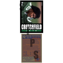 1985 STCC Dwayne Crutchfield Topps New York Jets Iowa State custom card HOF