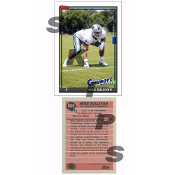 1991 STCC #666 Mike Sullivan Topps Dallas Cowboys custom card 1991 STCC #666 Mike Sullivan Topps Dallas Cowboys custom card