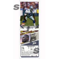 1993 STCC #662 Dave Thomas Topps Dallas Cowboys custom card