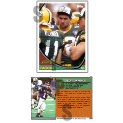 1994 STCC #661 Kurt Warner Topps Green Bay Packers custom card HOF