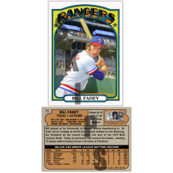 1972 STCC Autographs Ink Texas Rangers #11 Bill Fahey