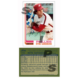 1982 STCC #793 Ryne Sandberg Topps Philadelphia Phillies HOF