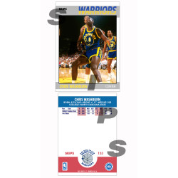 1987-88 STCC #133 Chris Washburn Fleer Golden State Warriors