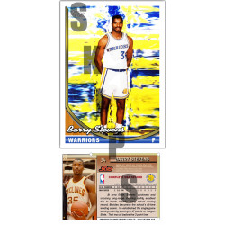 1993-94 STCC #34 Barry Stevens Topps Golden State Warriors Iowa State Cyclones Custom card