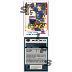 1981-1982 Skipps #398 Aaron Broten OPC  Colorado Rockies