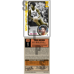 2020 STCC Iowa Hawkeyes Legends #18 Fred Brown Seattle SuperSonics