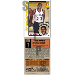 2020 STCC Iowa Hawkeyes Legends #27 Roy Marble Atlanta Hawks Denver Nuggets