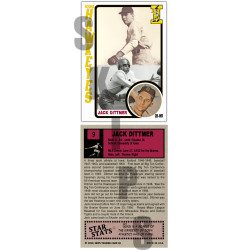 2020 STCC Iowa Hawkeyes Legends #9 Jack Dittmer Milwaukee Braves Detroit Tigers