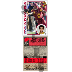 2019 STCC Iowa State Cyclones Legends #22 Allen Lazard Green Bay Packers