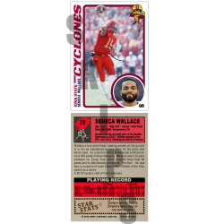 2019 STCC Iowa State Cyclones Legends #28 Seneca Wallace Seattle Seahawks