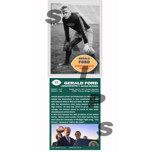 2021 STCC Collegiate Legends #17 Gerald Ford Michigan Wolverines