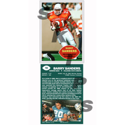 2021 STCC Collegiate Legends #18 Barry Sanders Oklahoma State Cowboys Detroit Lions HOF