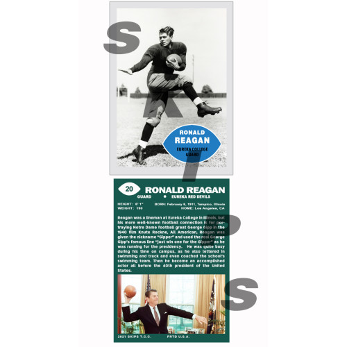 2021 STCC Collegiate Legends #20 Ronald Reagan Eureka College